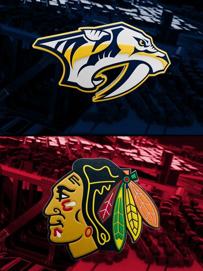 11/28 at 7PM - Nashville Predators vs Chicago Blackhawks