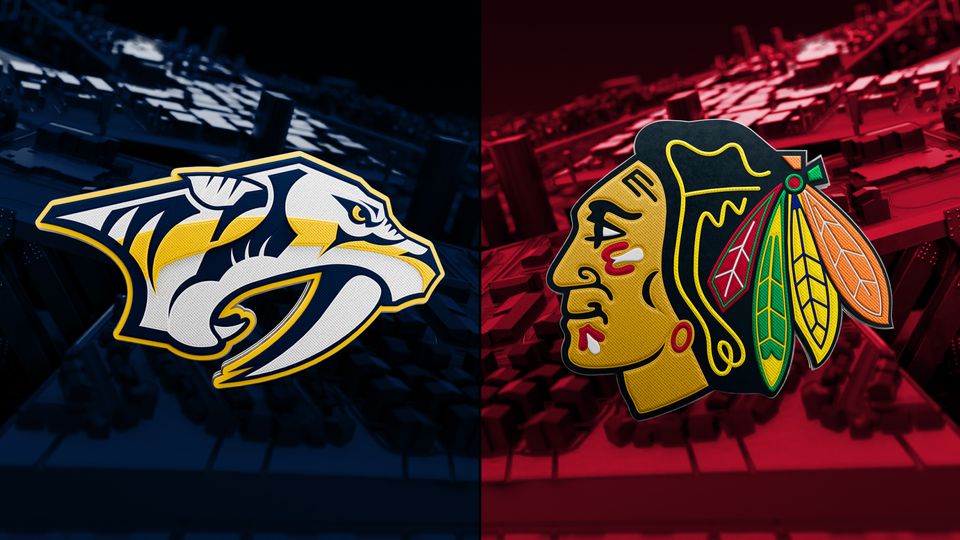 11/28 at 7PM - Nashville Predators vs Chicago Blackhawks