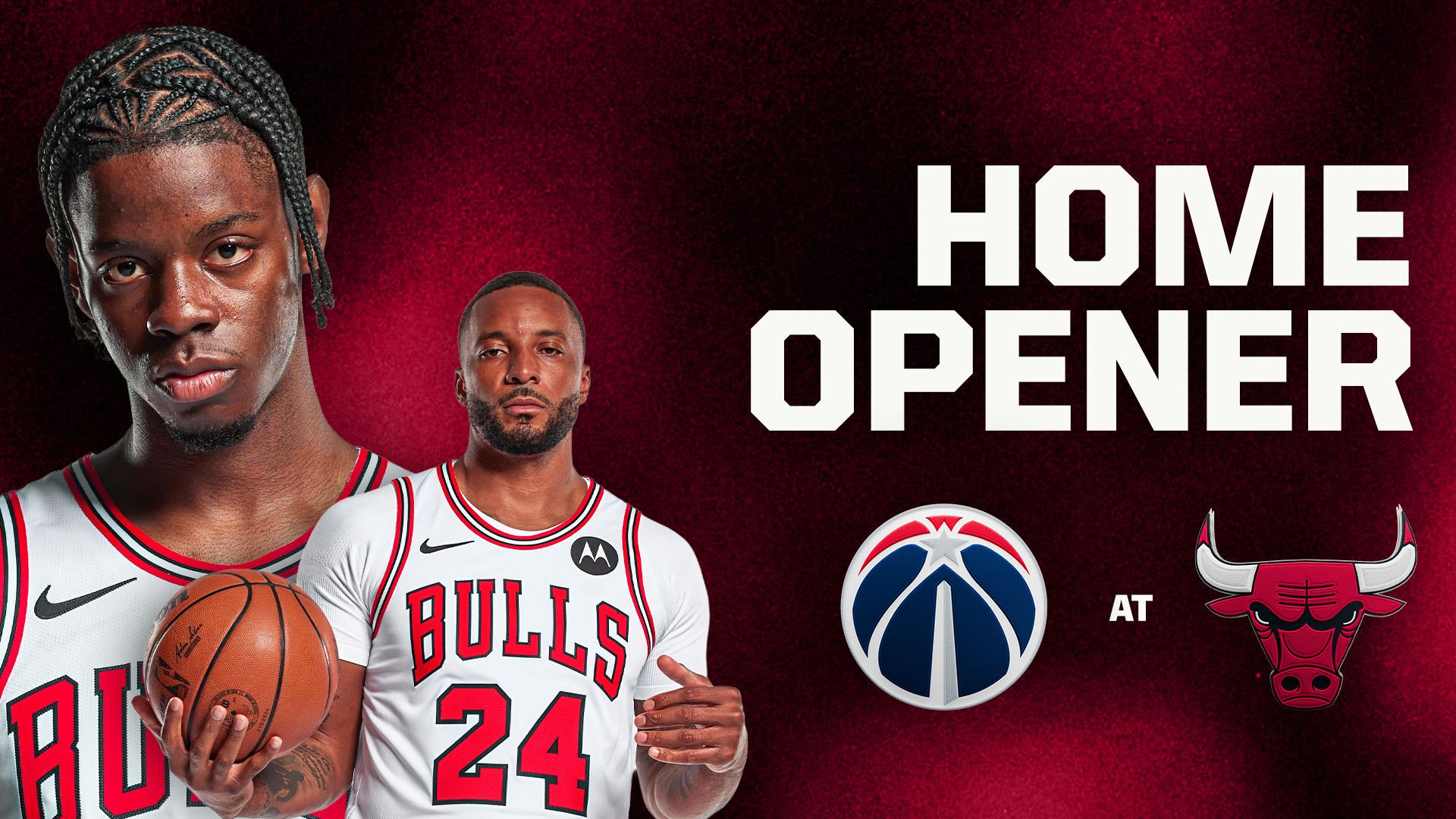 10/24 at 7:00 PM CT - Washington Wizards vs Chicago Bulls